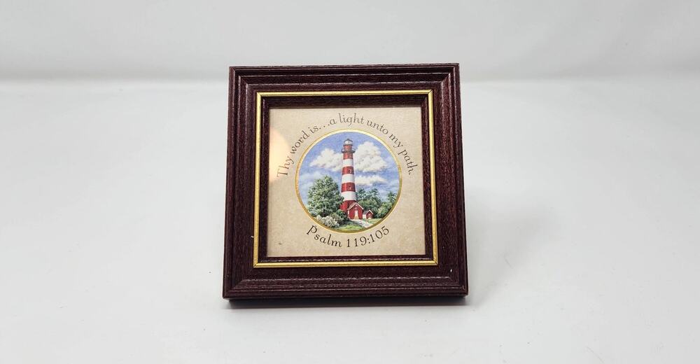 Vintage Lighthouse Picture Frame | Kathy Seek Heartfelt Collection